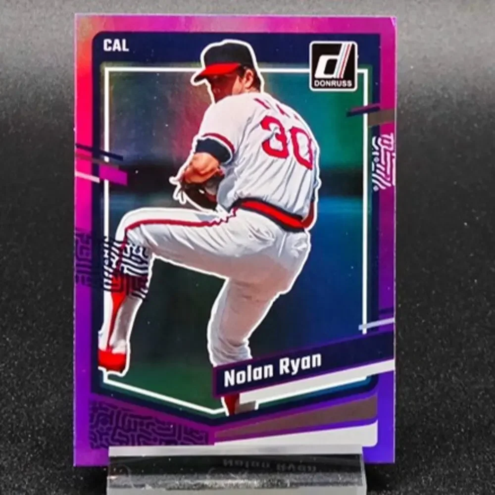 Nolan Ryan Diamond Kings Purple Foil All-Stars Texas Rangers Hall of Famer